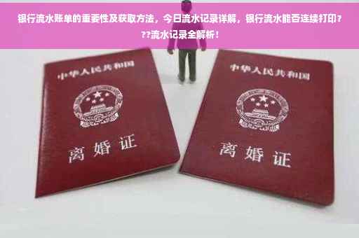 银行流水账单的重要性及获取方法，今日流水记录详解，银行流水能否连续打印？??流水记录全解析！