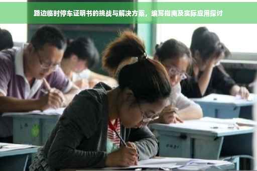 路边临时停车证明书的挑战与解决方案，编写指南及实际应用探讨