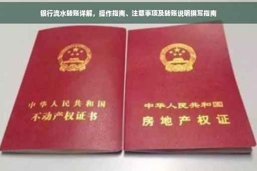 银行流水转账详解，操作指南、注意事项及转账说明撰写指南