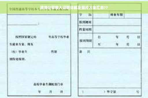 滴滴公司收入证明详解及图片大全汇总??