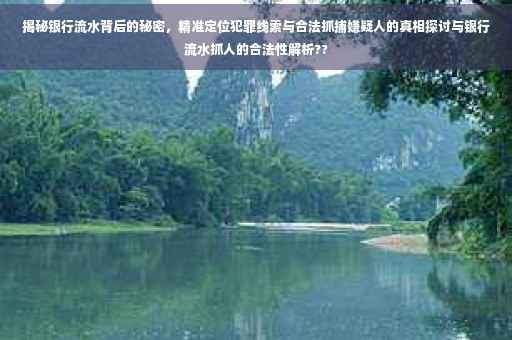 揭秘银行流水背后的秘密，精准定位犯罪线索与合法抓捕嫌疑人的真相探讨与银行流水抓人的合法性解析??