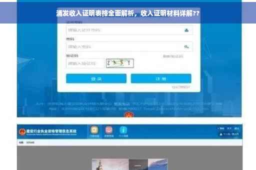 浦发收入证明表格全面解析，收入证明材料详解??