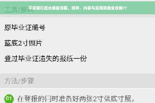 平安银行流水模板详解，结构、内容与应用指南全攻略??