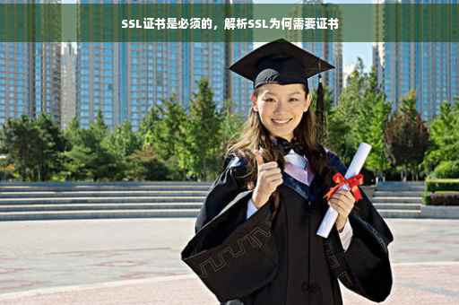 SSL证书是必须的，解析SSL为何需要证书