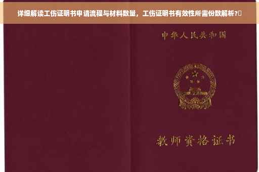 详细解读工伤证明书申请流程与材料数量，工伤证明书有效性所需份数解析?✨