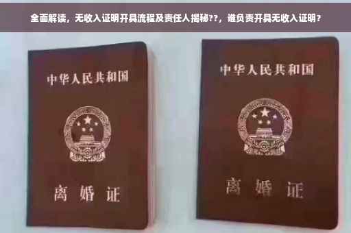 全面解读，无收入证明开具流程及责任人揭秘??，谁负责开具无收入证明？