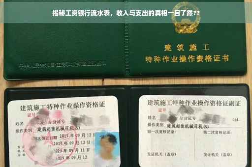 揭秘工资银行流水表，收入与支出的真相一目了然??