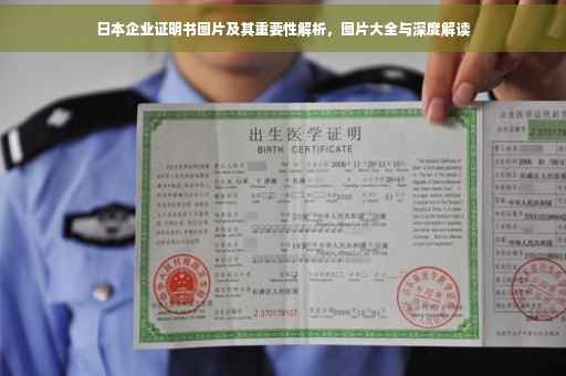 日本企业证明书图片及其重要性解析，图片大全与深度解读