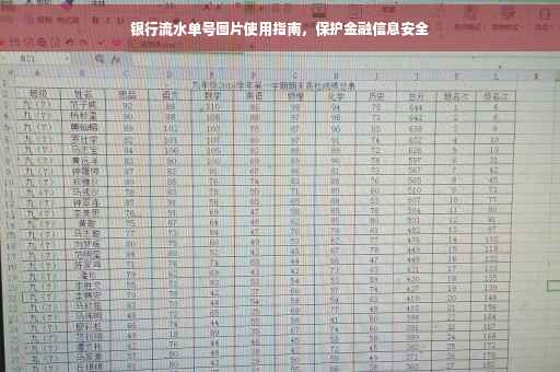 银行流水单号图片使用指南，保护金融信息安全