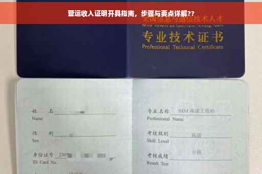 营运收入证明开具指南，步骤与要点详解??