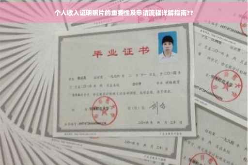 个人收入证明照片的重要性及申请流程详解指南??