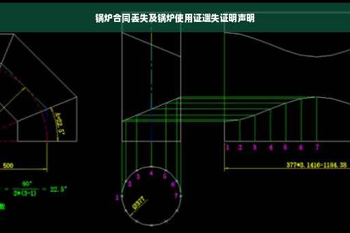 锅炉合同丢失及锅炉使用证遗失证明声明