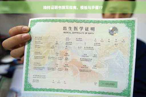 抽样证明书撰写指南，模板与步骤??