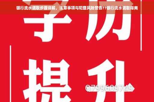 银行流水调取步骤详解，注意事项与犯罪风险警告??银行流水调取指南