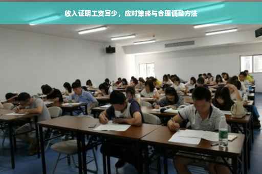收入证明工资写少，应对策略与合理调整方法