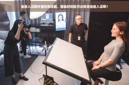 低收入证明所需材料详解，哪些材料能开出有效低收入证明？