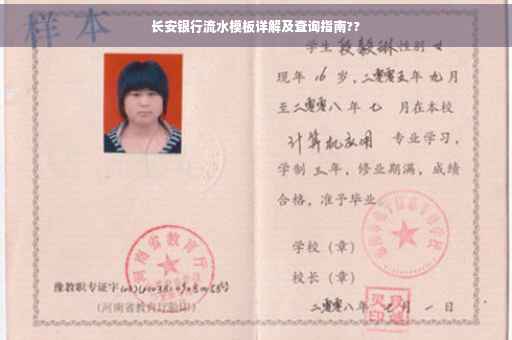 长安银行流水模板详解及查询指南??