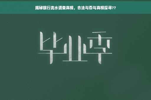 揭秘银行流水调查真相，合法与否与真相探寻??