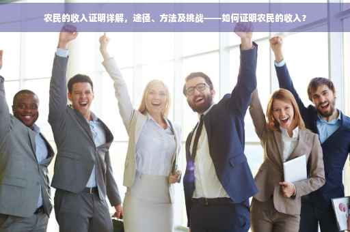 农民的收入证明详解，途径、方法及挑战——如何证明农民的收入？