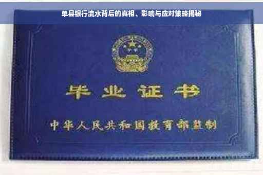 单县银行流水背后的真相、影响与应对策略揭秘