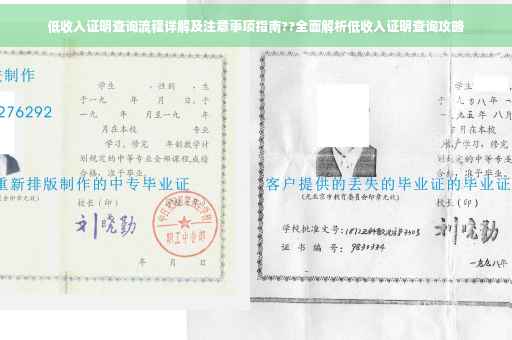 低收入证明查询流程详解及注意事项指南??全面解析低收入证明查询攻略