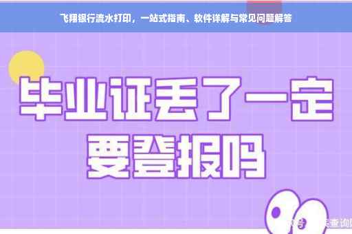 飞翔银行流水打印，一站式指南、软件详解与常见问题解答
