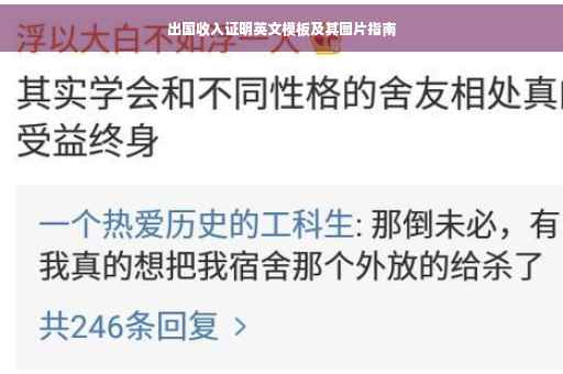 出国收入证明英文模板及其图片指南