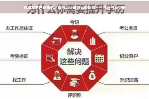 男朋友财产证明书，爱的见证与财富透明度——自我书面证明