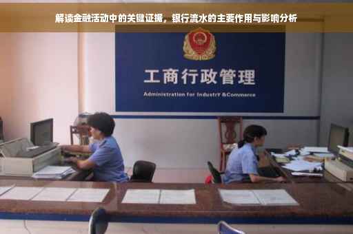 解读金融活动中的关键证据，银行流水的主要作用与影响分析
