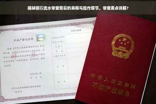 揭秘银行流水审查背后的真相与操作细节，审查要点详解?