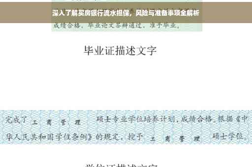 深入了解买房银行流水担保，风险与准备事项全解析