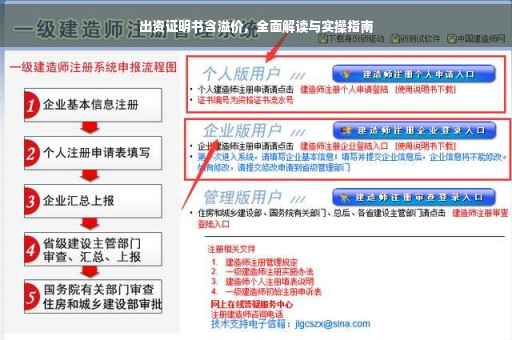 出资证明书含溢价，全面解读与实操指南