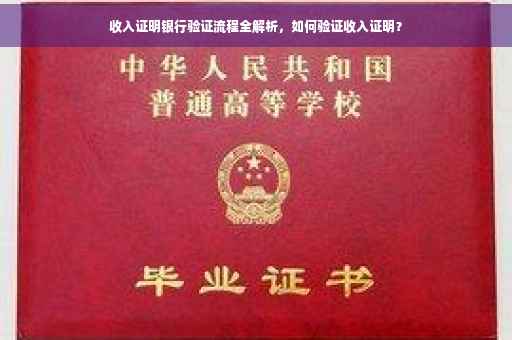 收入证明银行验证流程全解析，如何验证收入证明？