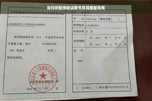 如何获取接收证明书及其模板指南