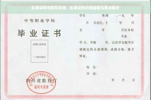 虫草证明书撰写指南，虫草证的办理流程与要点解析