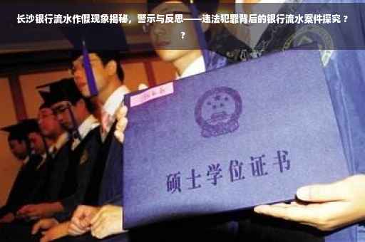 长沙银行流水作假现象揭秘，警示与反思——违法犯罪背后的银行流水案件探究 ??