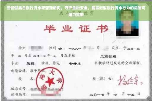 警惕假离合银行流水犯罪新动向，守护金融安全，揭露做假银行流水行为的危害与防范策略