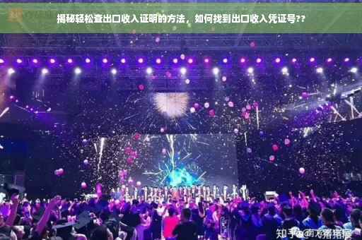 揭秘轻松查出口收入证明的方法，如何找到出口收入凭证号??