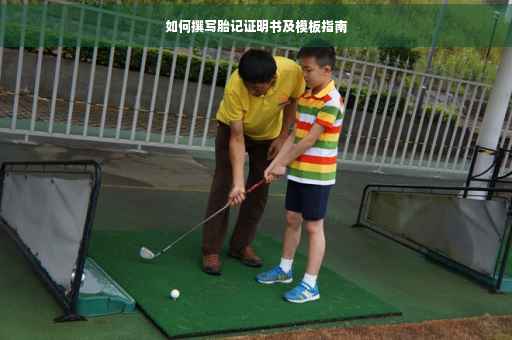 如何撰写胎记证明书及模板指南