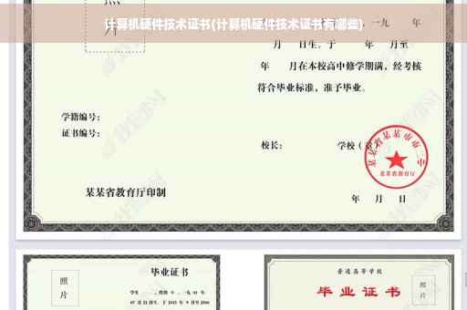 计算机硬件技术证书(计算机硬件技术证书有哪些)