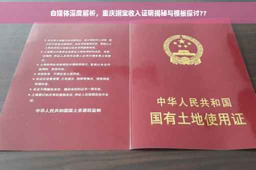 自媒体深度解析，重庆翊宝收入证明揭秘与模板探讨??
