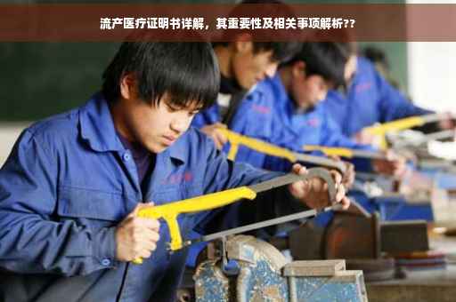 流产医疗证明书详解，其重要性及相关事项解析??