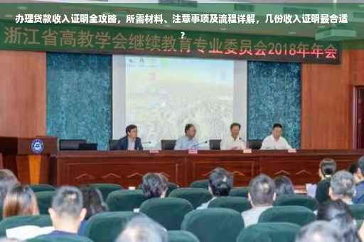 办理贷款收入证明全攻略，所需材料、注意事项及流程详解，几份收入证明最合适？