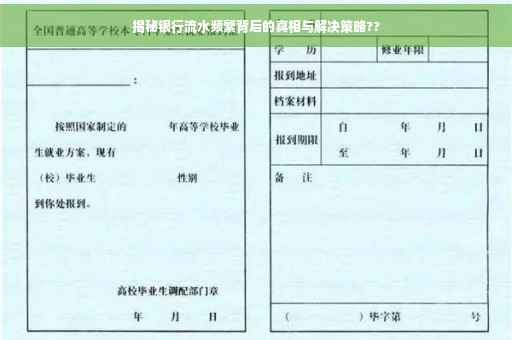 揭秘银行流水频繁背后的真相与解决策略??