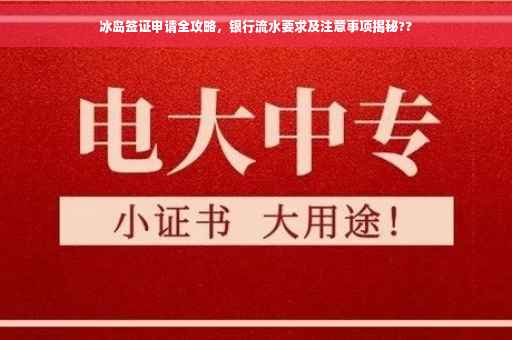 冰岛签证申请全攻略，银行流水要求及注意事项揭秘??