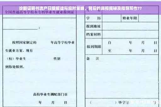 诊断证明书流产日期解读与应对策略，背后的真相揭秘及指导写作??