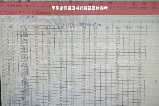 早孕诊断证明书详解及图片参考