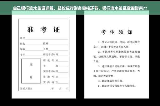 自己银行流水签证详解，轻松应对财务审核环节，银行流水签证查询指南??