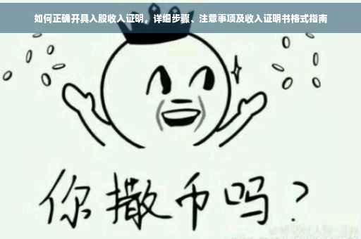 如何正确开具入股收入证明，详细步骤、注意事项及收入证明书格式指南