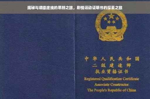 揭秘与道德底线的思辨之旅，剧情运动证明书的探索之旅